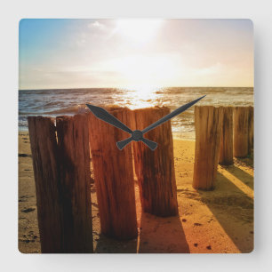 An der Nordseeküste Square Wall Clock