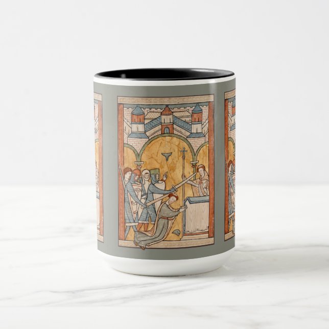 An Early Martyrdom of St. Thomas Becket in Art Mug (Center)