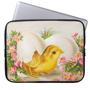 "An Easter Offering" Vintage VIctorian Card, 1884 Laptop Sleeve