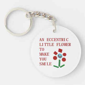 An Eccentric Little Flower Keyring Gift