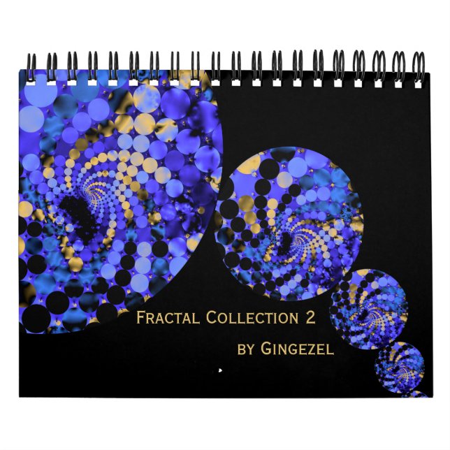 An Eclectic Collection of Fractals Calendar (Cover)