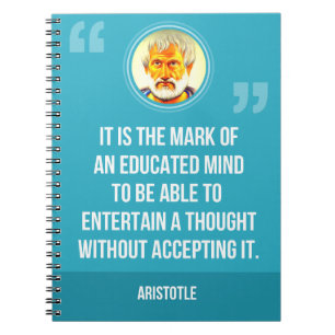 An Educated Mind Quote Notebook
