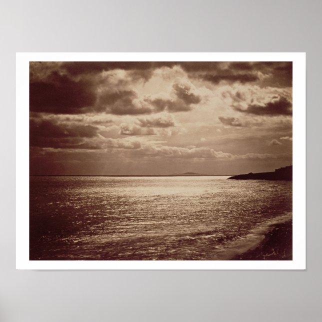 An Effect of the Sun, Normandy c.1857 (sepia photo Poster (Front)