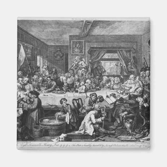 An Election Entertainment, 1755 Magnet (Front)