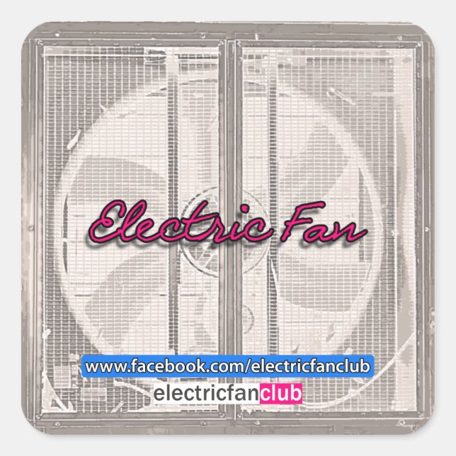 An Electric Fan Club Sticker (Front)