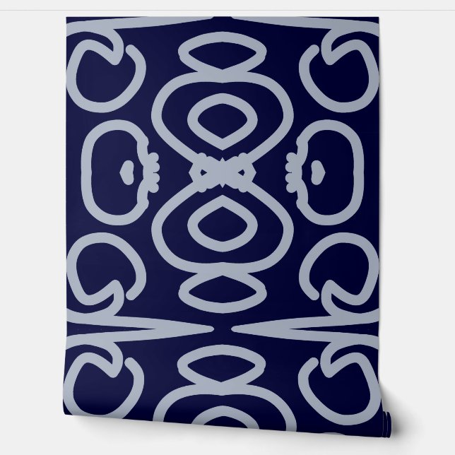An elegant blue "Ratti_Creative_Arts" wallpaper (Unrolling)