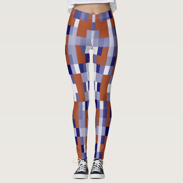 An elegant colourful "Ratti_Creative_Arts" Legging (Front)