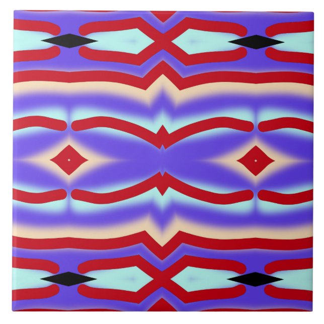An elegant multicolor classic design ceramic tiles (Front)