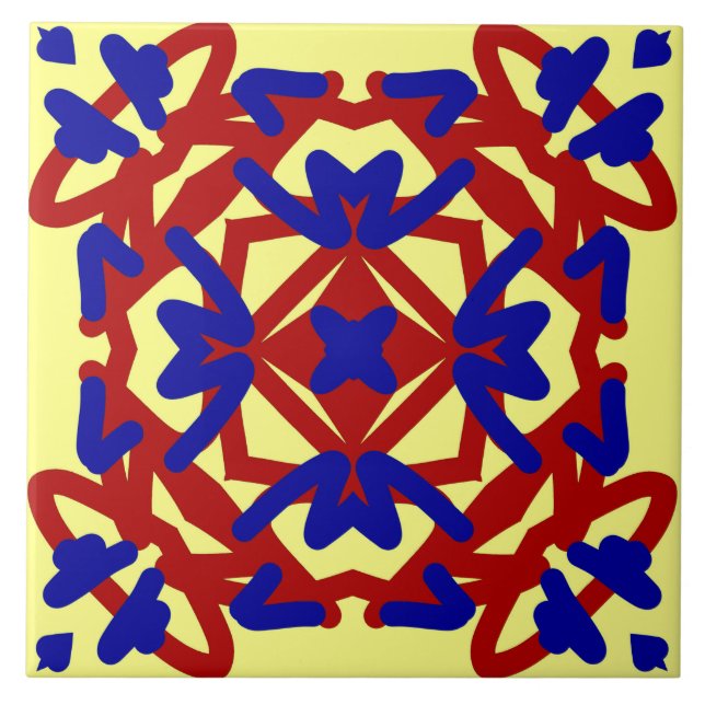An elegant multicolor classic tiles design  (Front)