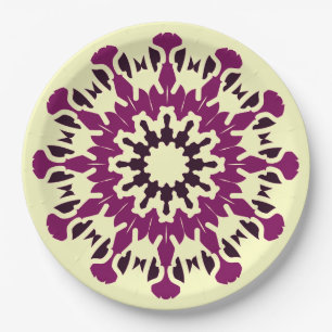 An elegant multiple colour classic design  paper p paper plate