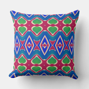 An elegant seamless fabric print pattern design th cushion