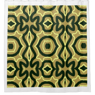 An elegant seamless multicolor classic design  sho shower curtain