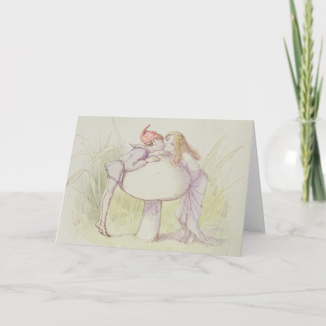 An Elf and a Fairy Holiday Card (Front)