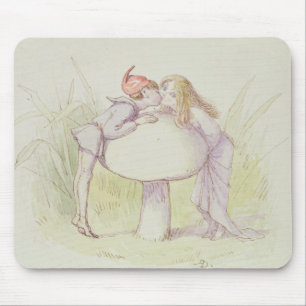 An Elf and a Fairy Mouse Mat