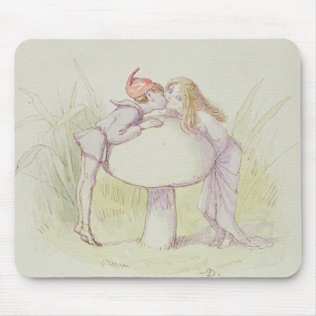 An Elf and a Fairy Mouse Mat (Front)