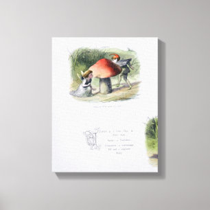 An Elf in Search of a Fairy, illustration from 'In Canvas Print