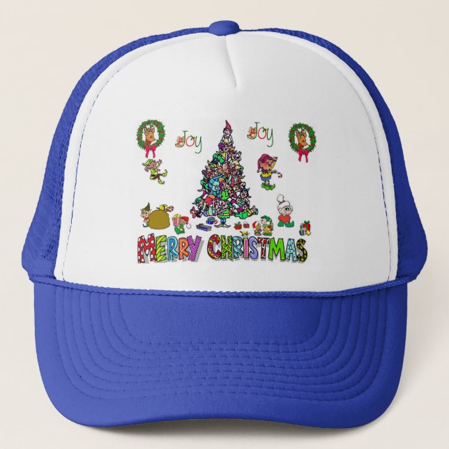 an elven christmas ball cap (Front)