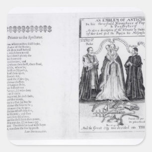 An Emblem of the Antichrist Square Sticker