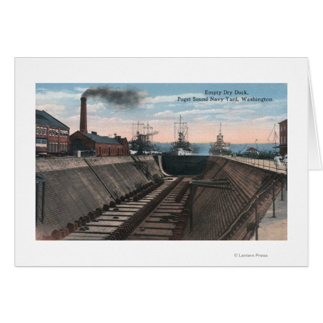 An Empty Dry Dock, Navy Shipyard (Front Horizontal)