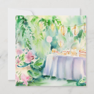 An Enchanted Garden: Tea's Delight, A Baby Shower Invitation