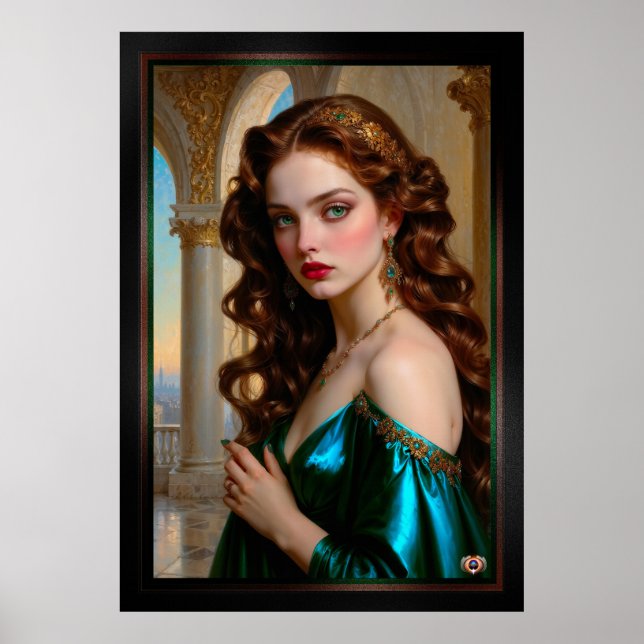 An Enchanting Portrait of The Emerald Empress Poster (Front)