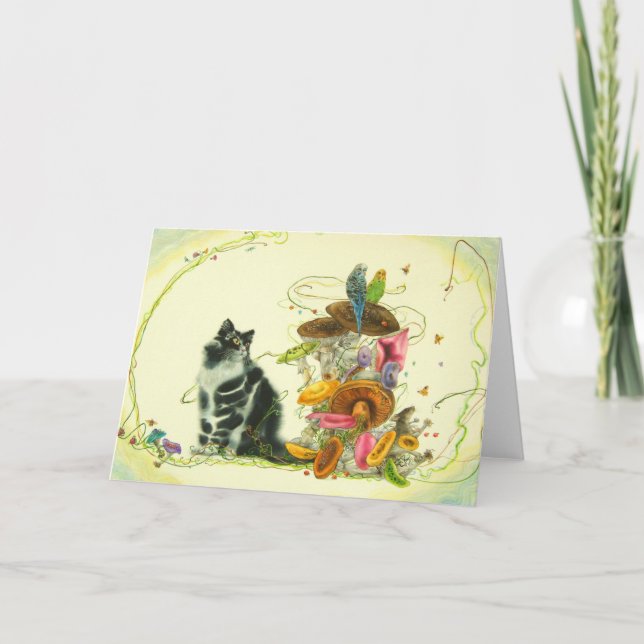 An Enchanting World Holiday Card (Front)