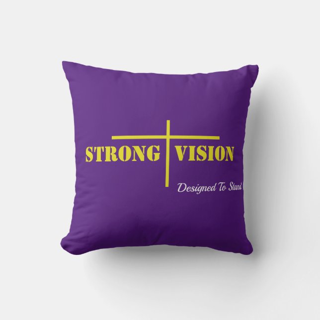 An Encouraging Throw Pillow (Front)