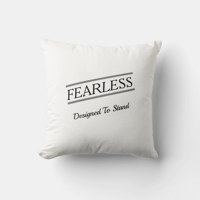 An Encouraging Throw Pillow (Front)