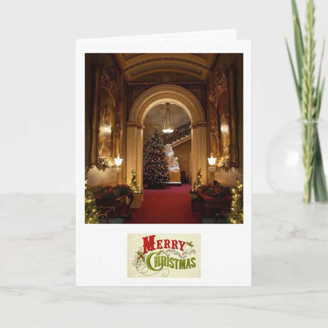 An English Christmas. Holiday Card (Front)