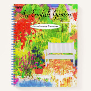 An English Garden Notebook by Artist