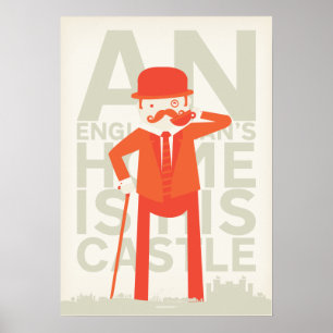 An Englishman's Home Is His Castle Poster