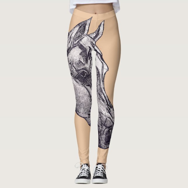 An equine beauty  leggings (Front)