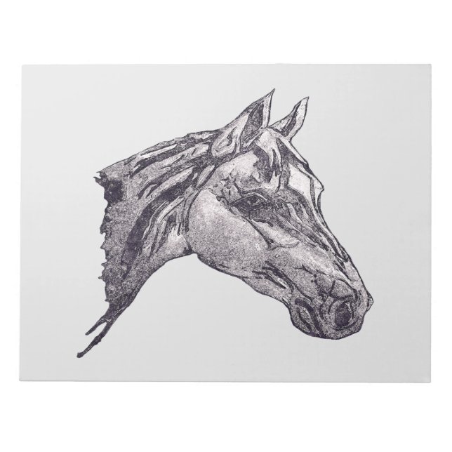 An equine beauty  notepad (Front)