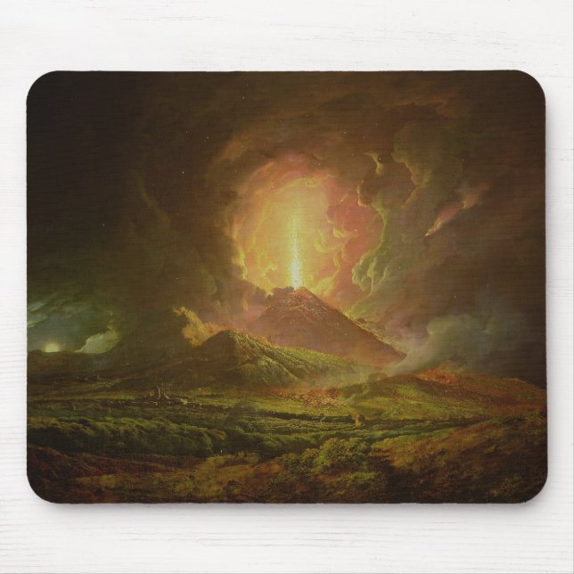 An Eruption of Vesuvius, seen from Portici Mouse Mat (Front)