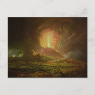 An Eruption of Vesuvius, seen from Portici Postcard