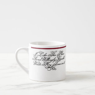 An Espresso Cup - A Quote of Shakespeare
