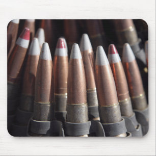 An even mix of four ball rounds to one tracer mouse mat