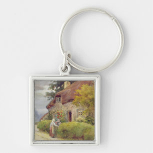 An evening gossip key ring