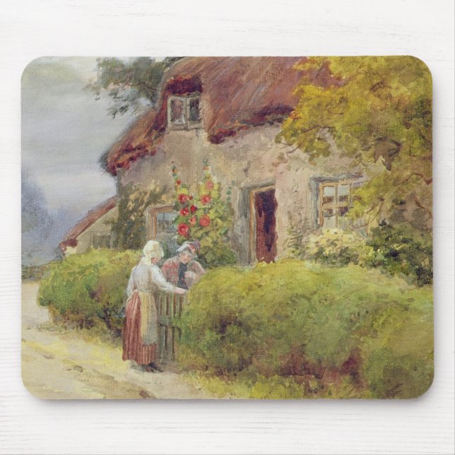 An evening gossip mouse mat (Front)