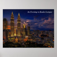 An Evening in Kuala-Lumpur Night Scene