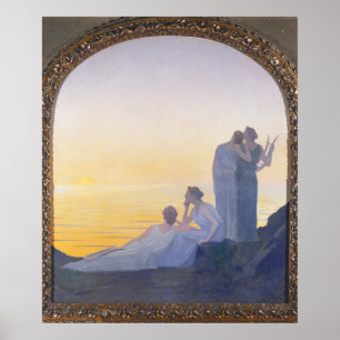 An Evening in Old Times, 1908 Poster