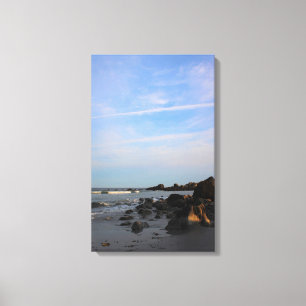 An Evening on The Hawk Beach Canvas Print