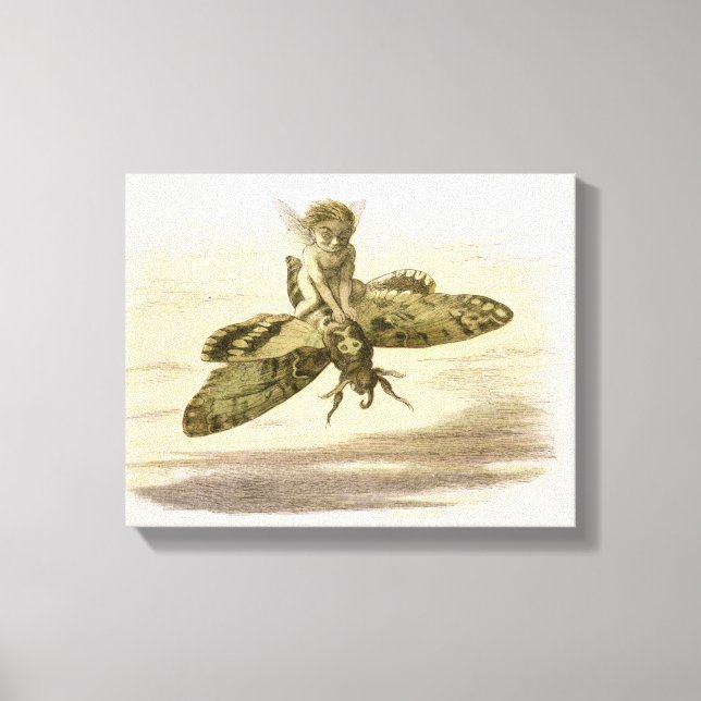 An Evening Ride, illustration from 'In Fairyland: Canvas Print (Front)