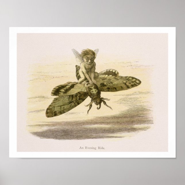 An Evening Ride, illustration from 'In Fairyland: Poster (Front)