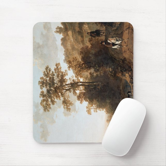 An Evening Ride near a River Aelbert Cuyp     Mouse Mat (With Mouse)
