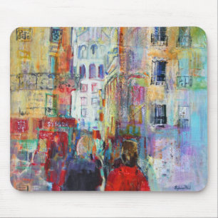 An Evening Walk to Sacre Coeur Mouse Mat