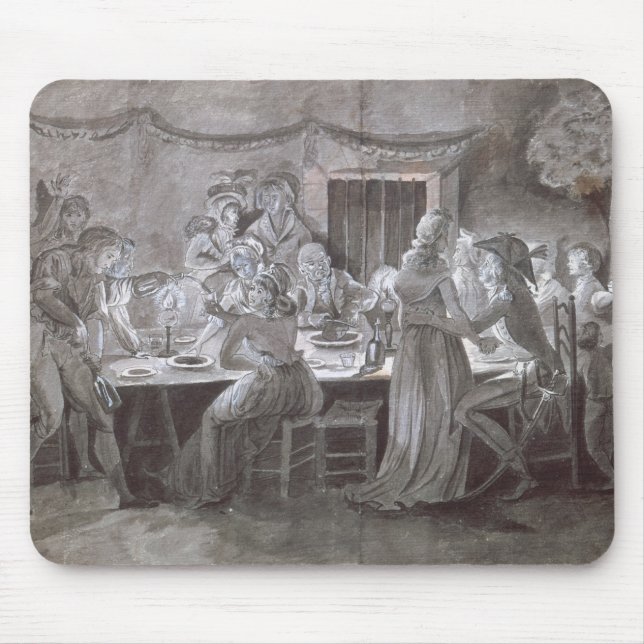 An Evening Wedding Meal Mouse Mat (Front)