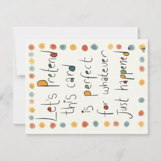 An EVERY occasion card. Thank You Card