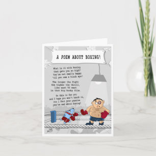 An everyday Boxing Greeting Card for any occasion.