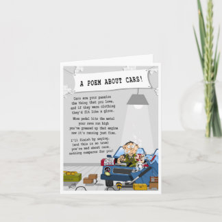 An everyday Car Greeting Card for any occasion.